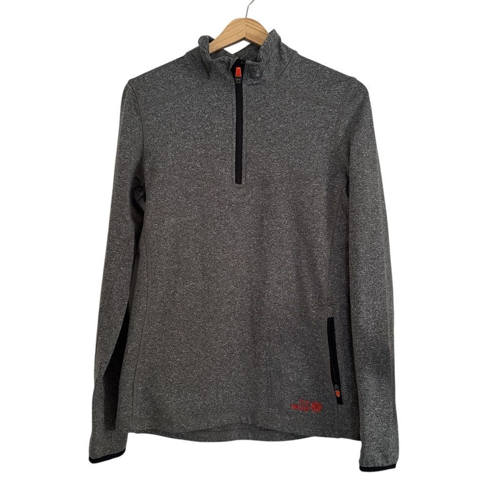 ICE WEAR HALF ZIP WOMENS FLEECE SWEATER EUC